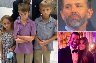 Don Jr’s cute family photo raises suspicions as fans spot peculiar detail: ‘Not next to the child!’