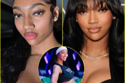 Angel Reese Goes Viral Stretching In Tiny Basketball Shorts, Looking Straight At Camera