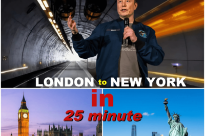 UNBELIEVABLE! Elon Musk SHOCKS THE WORLD BY ANNOUNCING A $20 BILLION TRANSATLANTIC TUNNEL PROJECT! Connecting New York – London in Just 25 Minutes!!!
