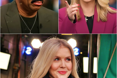 BREAKING NEWS: Talk Show Host Steve Harvey Cries After Emotional Message From Karoline Leavitt!