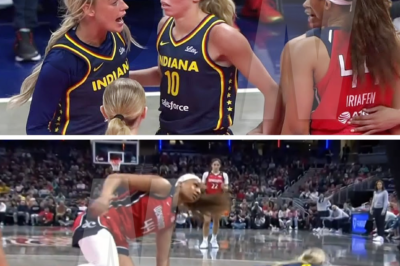 VIDEO: FLAGRANT, Sophie Cunningham THROWN DOWN by rookie | Indiana Fever WNBA women’s basketball