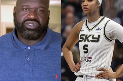 Shaquille O’Neal is under heavy criticism after referring to Angel Reese with a vulgar insult, calling her an idiot