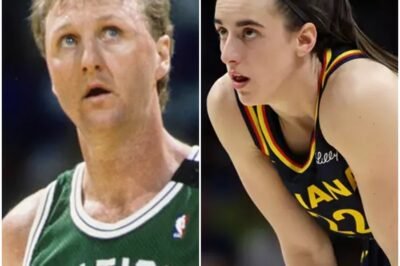 “NBA Legend Larry Bird BREAKS SILENCE in RARE Public Blast—DEFENDS Caitlin Clark and Sends CHILLING Message to Her Critics! Fans Left Reeling by His Bold Words… Was This Just a Warning Shot, or the Start of a Major Power Shift in Basketball Politics?”