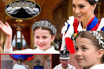 Princess Charlotte DAZZLES In Glittering Coronation Tiara As She Pays SWEET TRIBUTE to Grandpa Wales King At Historic Ceremony
