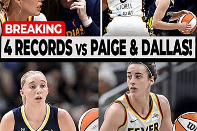 Caitlin Clark FIRED UP as Fever SHATTER 4 RECORDS in EPIC Win over Paige Bueckers & Dallas Wings!
