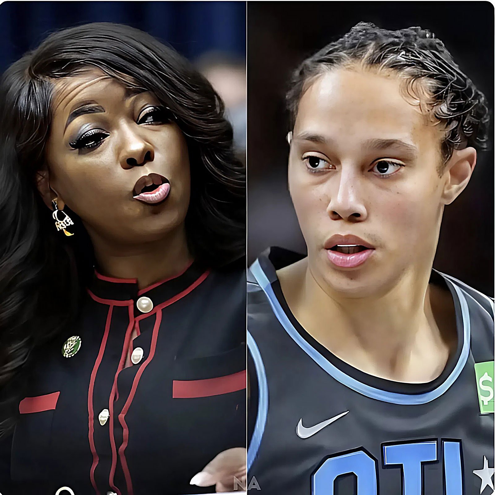 Jasmine Crockett Stuns the Nation with Bold Declaration of Leaving America Following Brittney Griner’s Footsteps Citing Lack of Respect for Talent and Sparkling Nationwide Debate on Cultural Values and Athlete Treatment.