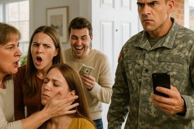 My Mom Slapped Me and My SIL Spat On Me — Until the Door Opened and Their Worst Nightmare Walked In…  