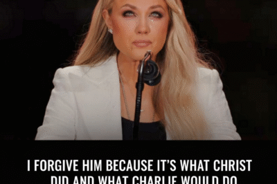 “I FORGIVE HIM” — In a moment that stunned mourners, Erika Kirk, widow of Charlie Kirk, declared on Sunday that she forgives the man accused of taking her husband’s life.