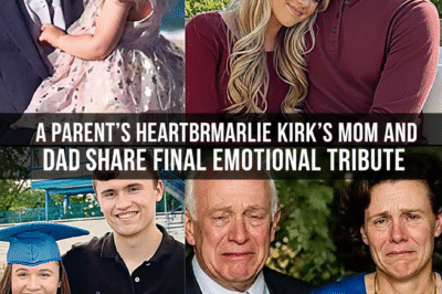 A PARENT’S HEARTBREAK: CHARLIE KIRK’S MOM AND DAD SHARE THEIR FINAL EMOTIONAL TRIBUTE In a moment that silenced the crowd, Kimberly and Robert W. Kirk stepped forward to honor their son. They had never sought fame, living quietly in Prospect Heights, Illinois, where faith and family came first. Yet now, before thousands, they spoke with trembling voices of the boy they raised into a man of conviction. “Charlie was our pride, our gift,” his mother whispered, tears falling. His father added, “He lived for truth.” Their words were not only a farewell, but a testimony — a reminder that behind the leader millions knew stood parents who gave him his foundation of love.
