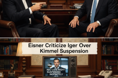 Former Disney CEO Michael Eisner Criticizes Company Over Jimmy Kimmel Suspension: “Where Has the Leadership Gone?”