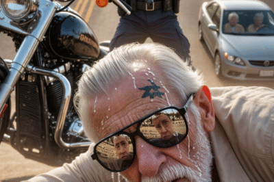 My 72-year-old husband — a Vietnam veteran who still rides despite his arthritic knees — was heading to his VA appointment when a young cop stopped him, claiming his motorcycle was “too loud.” Minutes later, that same officer had him face-down on the scorching 97-degree asphalt for twenty-three brutal minutes. They thought they’d broken his pride. They had no idea what it meant to provoke a soldier’s wife.