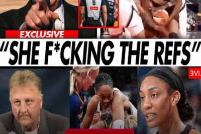  Scandal Erupts: Larry Bird REVEALS Why Refs Ignored Fouls on A’ja Wilson and Helped the Las Vegas Aces Win the WNBA Finals.