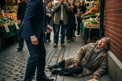 A millionaire kicked a beggar in a crowded market — then heard one word that shattered his entire world.