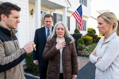 My son and daughter-in-law showed up at my front door at 6 a.m., he insisted on getting in by any means after I changed the locks to protect the house my late husband left me