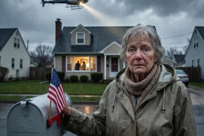 The rain hadn’t even dried from my sleeves when Holly’s door cracked open—just enough for her to peek out, not enough for me to step in.
