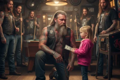 THE FIVE-DOLLAR MIRACLE: A NINE-YEAR-OLD GIRL WALKED INTO A NOTORIOUS BIKER CLUBHOUSE, OFFERED HER LAST CRUMPLED BILL, AND UNLEASHED A BRUTAL FORCE OF JUSTICE THAT SAVED HER DYING MOTHER AND EXPOSED A MONSTER WAITING IN THE DARKNESS—THE SHOCKING TRUE STORY OF HOW THE IRON BROTHERHOOD BECAME AMERICA’S UNLIKELY GUARDIANS.