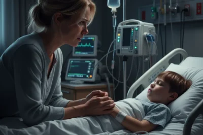 My entire family including my parents skipped my 7-year-old son’s open-heart surgery to attend my sister’s wedding dress fitting. Three days later, they asked me to send $5,000 to buy the dress. I sent 50 cents… and then locked my $47,000 savings account.