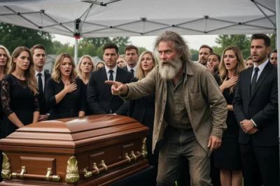 MXC- “She’s Not Dead”, Homeless Man Stops Billionaire’s Funeral To Save Her, What Happened Next Shocked