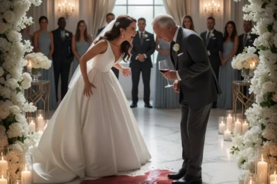 At my son’s wedding, my daughter-in-law called me a “fat pig” and mocked my cheap suit in front of 300 guests.