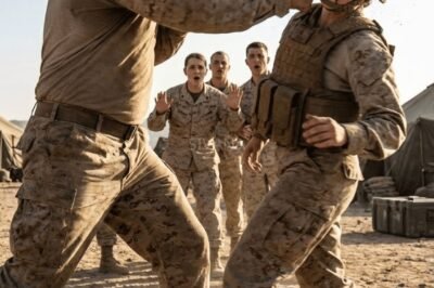 He thought she was just another scared recruit he could break in front of the platoon. So when she didn’t flinch fast enough, Staff Sergeant Brandon Kade drove his fist straight into her jaw—hard enough that everyone on Training Ground Charlie heard the crack.