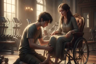 A starving boy asked a billionaire in a wheelchair if he could cure her — in exchange for her leftover lunch. What began as desperation soon became the miracle neither of them believed possible