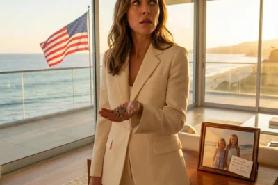 My sister pulled up first—three moving trucks, two SUVs, and one smile that told me she thought she’d already won.