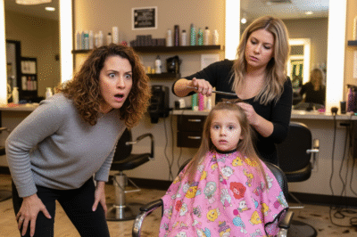 “My Daughter Whispered ‘Mom… it hurts here’ — And When the Hairdresser Touched Her Neck, She Went Pale as Ash… I Should’ve Known Something Was Terribly Wrong…”