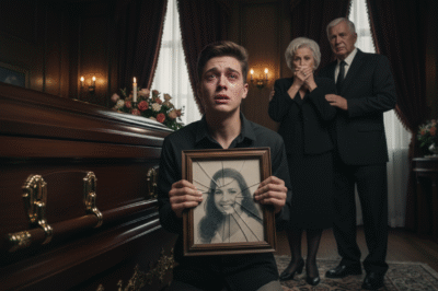 At the post-funeral family meeting, my stepmother gave me a sugary smile as she handed me a cracked photo frame.