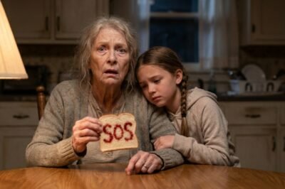 I Thought Dinner with My Son’s Family Was Innocent, but When My Granddaughter Slipped Me Bread Marked SOS, I Realized I Was in Danger—and What She Whispered Next Shattered Me Completely