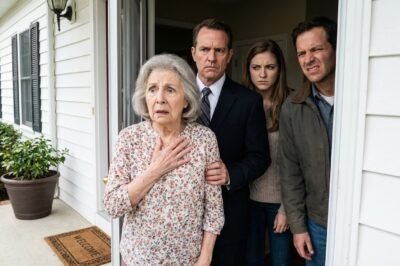 My son and daughter-in-law showed up at my front door at 6 a.m., he insisted on getting in by any means after I changed the locks to protect the house my late husband left me