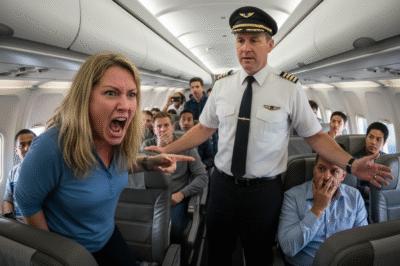 During a flight, I politely refused to give up my window seat. The woman next to me snapped, shouting, “You’re heartless! My son deserves this seat!”