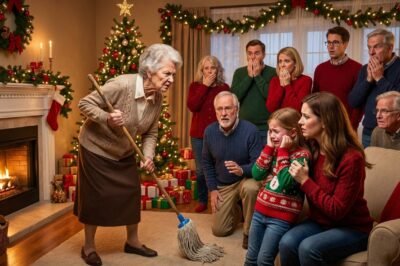 On Christmas Eve, my mother handed my daughter a filthy mop in front of twenty guests and my wife.