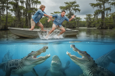 She Pushed Her Husband Into a Crocodile River for the Insurance Money — Hours Later, He Was Waiting at Home With the Police.