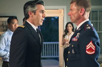 They called me a joke. Then my brother’s officer walked into our living room, saw my uniform, and went absolutely still.