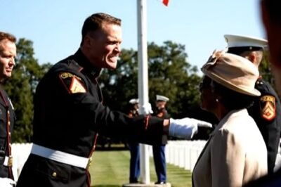 It was one of those cold, bright Virginia mornings where the air feels carved out of glass. The chapel at Arlington was already packed—rows of uniforms, rows of ribbons, a forest of polished brass.