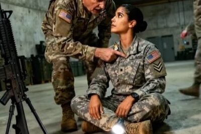 The armory fell quiet before anyone realized why — a silence so sharp it cut straight through the clatter of metal and the smell of gun oil. It started the moment the General stopped walking.