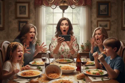 During family dinner, my three-year-old reached for a bite from my sister’s plate. In an instant, my sister snapped — she grabbed the plate and hurled it at my daughter’s face. “Here! Eat like a dog!” she screamed, pinning my sobbing child to the floor.