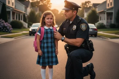 The little girl ran to the police car and cried, “Please come home with me, my mom, she…” — the police rushed to chase the little girl home and discovered a horrifying truth…