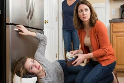 The last thing I saw before the world went white was the tiny American flag magnet on my mom’s fridge… and her stepping over my body like I was a dropped grocery bag, not her daughter.