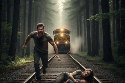 They left me on the tracks with my child — But as the train approached, the man I thought I had lost forever appeared…