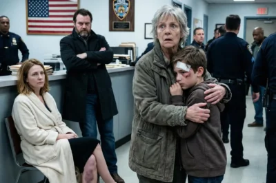 The Night a Grandmother Walked Back Into the Police Station Like a Storm