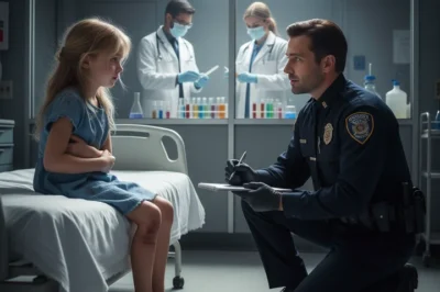 The little girl burst into tears and told the police: “He said he would give me candy if I kept quiet, but my stomach hurts so much…” — but when the police investigated, a shocking secret was revealed…