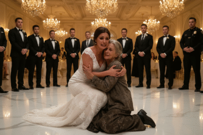 In the middle of a luxurious wedding, an elderly homeless woman slowly walked in, hoping only for a glass of water.