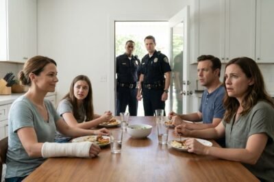 At the family dinner I was sitting there with my broken arm, couldn’t even eat. My daughter said”…