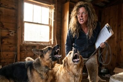 HOA Karen Broke Into My Cabin at Dawn — And the Forest, My Dogs, and Every Unwritten Law of Nature Rose Up to Teach Her That Out Here, Control Doesn’t Belong to People Like Her