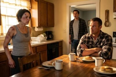 After my husband hit me, I went to bed without saying a word.