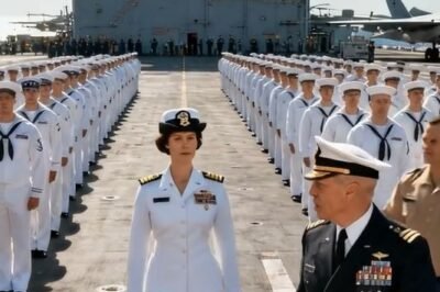 They didn’t just punish me. They staged a show.  Five thousand sailors packed onto the flight deck of the USS Intrepid, dress whites blinding under a brutal Pacific sun.
