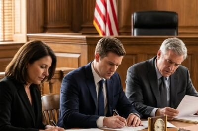 HE TOOK EVERYTHING IN THE DIVORCE—THE HOUSE, THE CARS, THE MONEY. I GAVE IT TO HIM WITHOUT A FIGHT. THE COURTROOM THOUGHT I WAS BROKEN… UNTIL HIS LAWYER WHISPERED FIVE WORDS AND HIS FACE WENT WHITE.