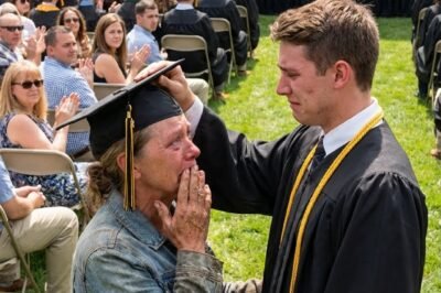 “They made fun of me for being the son of a garbage collector. On graduation day, I spoke one sentence that turned laughter into silence—and tears.”