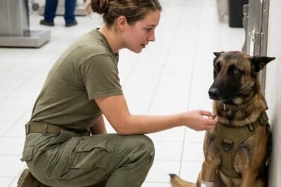Everyone Backed Away from the Aggressive K9 — Then a Rookie Whispered Six Words No One Else Understood